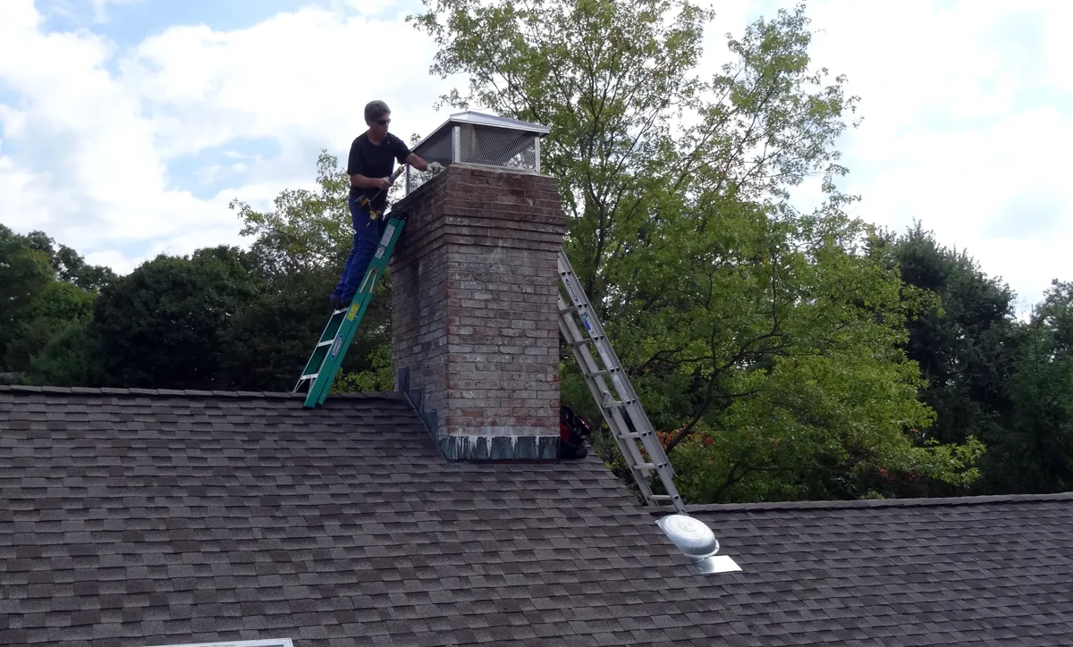Chimney cap installed in Dutchess County