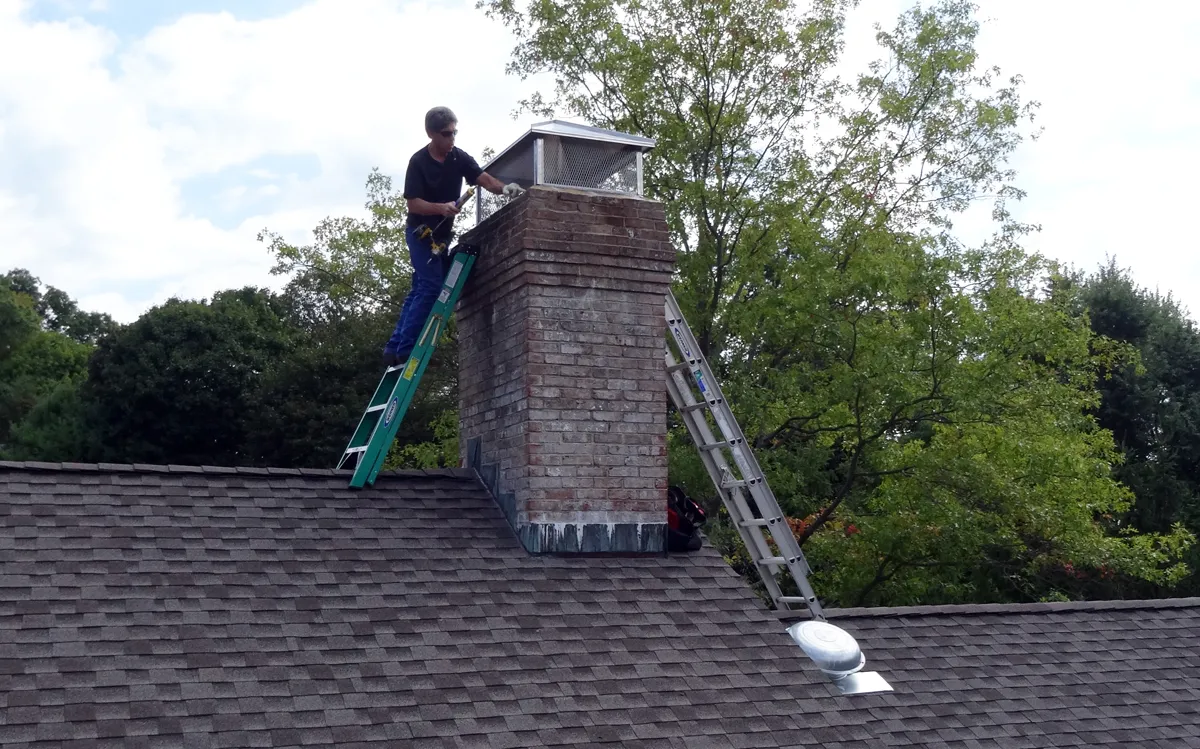 Chimney cap installed in Passaic County