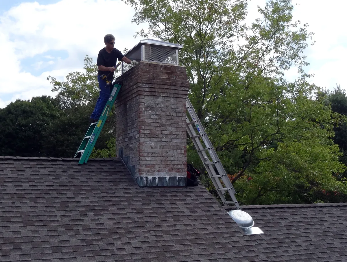 Chimney cap installed in Rockland County