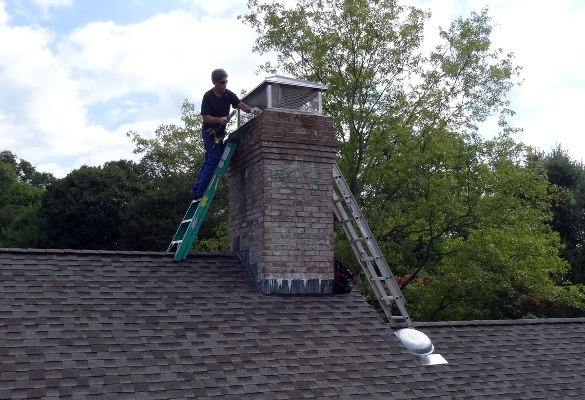 Chimney cap installed in Rye, Westchester County